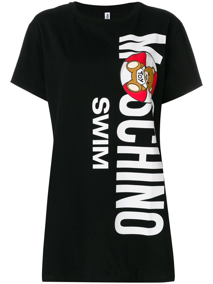 Moschino Moschino Swim Long T-shirt - Black