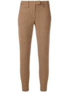 Dondup Tear Print Tailored Trousers - Nude & Neutrals