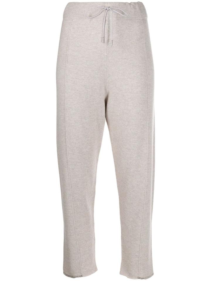 Fabiana Filippi High-waist Drawstring Trousers - Neutrals