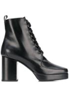 Christian Wijnants Lace Up Ankle Boots - Black