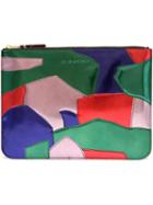 Comme Des Garcons Play Metallic Leather Pouch
