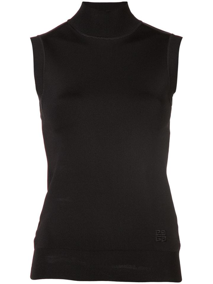 Givenchy Sleeveless Logo Jumper - Black
