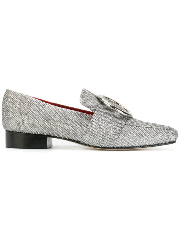 Dorateymur Square Toe Loafers - Metallic