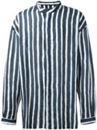 E. Tautz 'george' Shirt, Men's, Size: Xs, Blue, Linen/flax