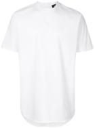 Dsquared2 Collarless Short Sleeve Shirt - White
