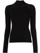 Misha Nonoo 'beatrice' Knitted Blouse, Women's, Size: Xs, Black, Cotton/nylon/viscose