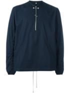Oamc Zipped Collar Sweatshirt, Men's, Size: Xl, Blue, Cotton