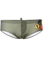 Dsquared2 Patch Swim Shorts - Green