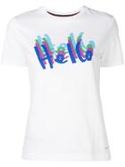 Ps By Paul Smith Hello Print T-shirt - White
