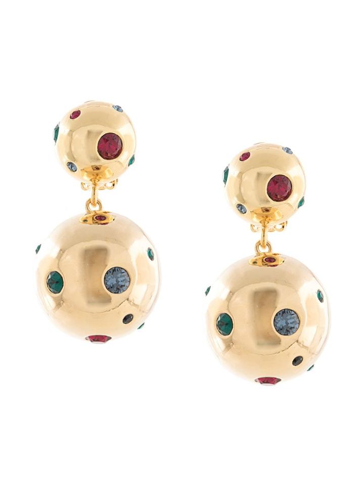 Rebecca De Ravenel I See Stars Multi-gem Earrings - Gold