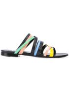 Pierre Hardy Alpha Crisscross Sandals - Multicolour