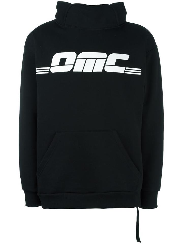 Omc Logo Print Hoodie, Men's, Size: Large, Black, Cotton