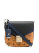 Mcm Charm Lock Crossbody Bag - Black