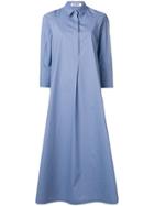 Jil Sander Maxi Shirt Dress - Blue