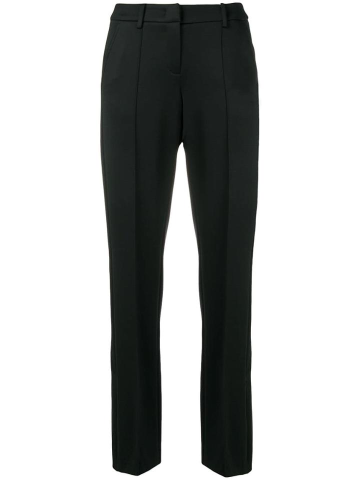 Cambio Creased Slim-fit Trousers - Black
