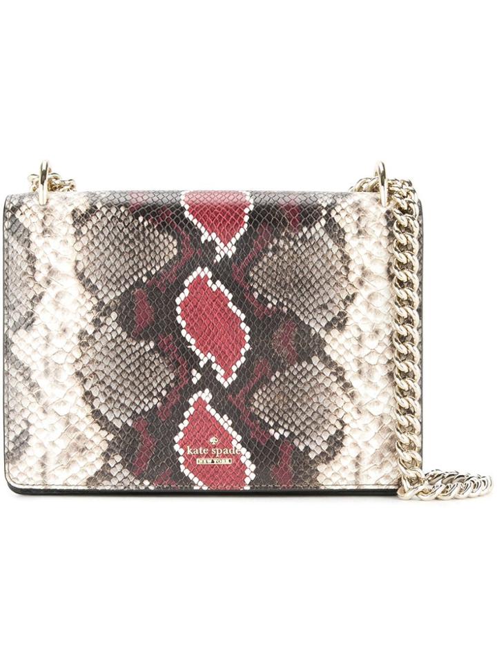 Kate Spade Snakeskin Effect Shoulder Bag - Multicolour