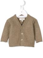 Cashmirino V-neck Cardigan, Infant Boy's, Size: 6 Mth, Nude/neutrals