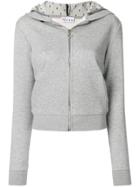 Red Valentino Fitted Hooded Jacket - Grey