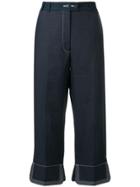 Loewe Cropped Trousers - Blue