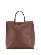 Saint Laurent Top Handle Tote - Brown