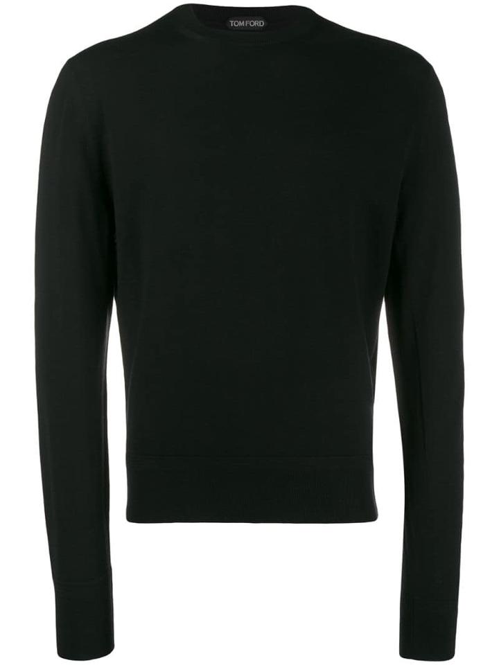 Tom Ford Crew Neck Slim Jumper - Black