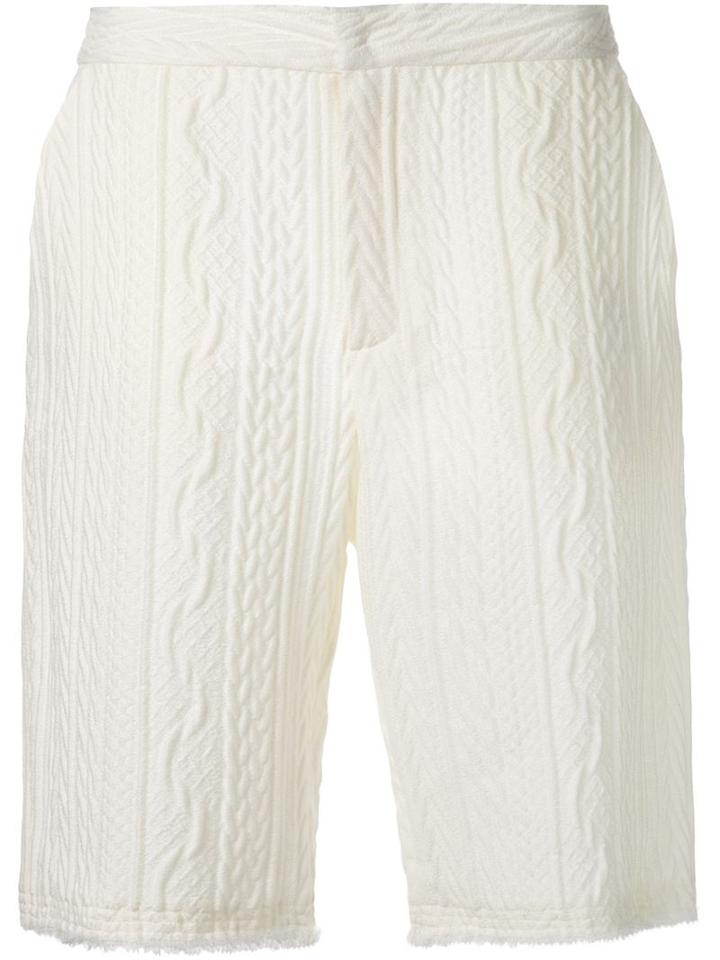 Sea Knee Lenght Jacquard Shorts