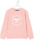 Boy London - Globe Star Sweatshirt - Kids - Cotton/spandex/elastane - 11 Yrs, Pink/purple