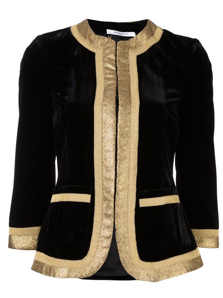 Givenchy Embroidered Cropped Jacket