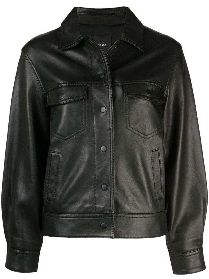 Lth Jkt Bri Leather Jacket - Black
