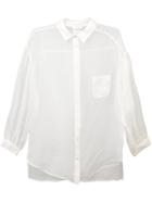 Forte Forte Long Sleeved Sheer Shirt - White