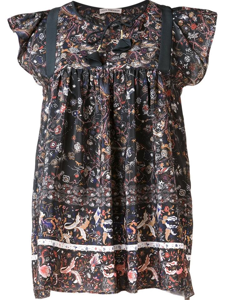 Ulla Johnson 'posy' Blouse, Women's, Size: 2, Black, Silk