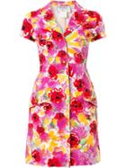 Chanel Pre-owned Camelia Print Shirt Dress - Multicolour