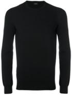 Jil Sander - Ribbed Crew Neck Sweater - Men - Cashmere - 50, Black, Cashmere