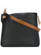 Tom Ford Medium 'dakota' Shoulder Bag, Women's, Black, Leather/polyamide/polyurethane/brass