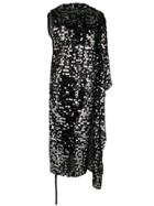 Mm6 Maison Margiela Sequin Embellished Dress - Black