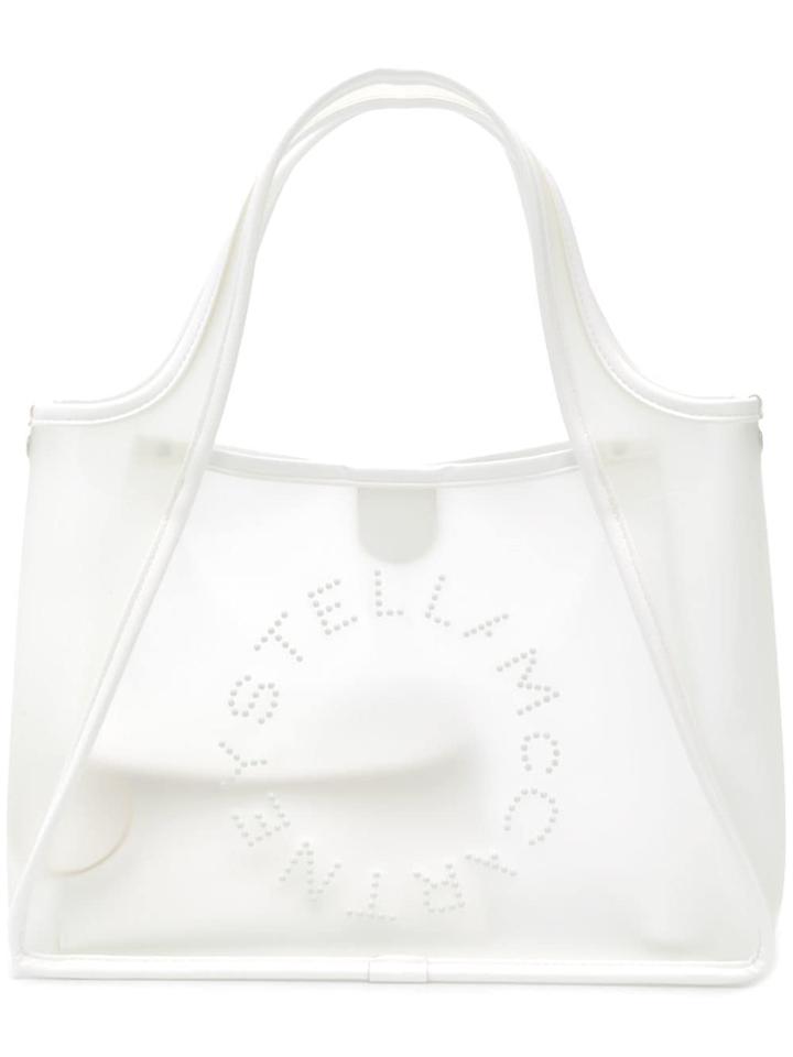 Stella Mccartney Transparent Tote Bag - White