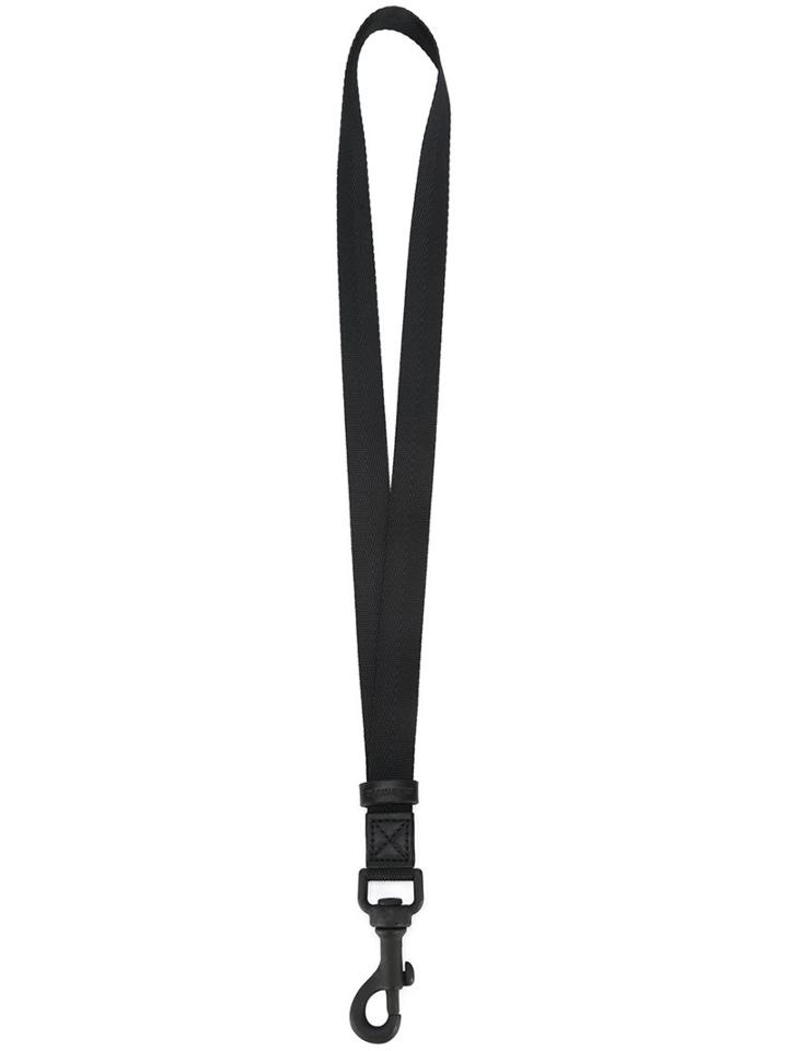 Dsquared2 Jacquard Bag Chain, Black, Leather/cotton/metal