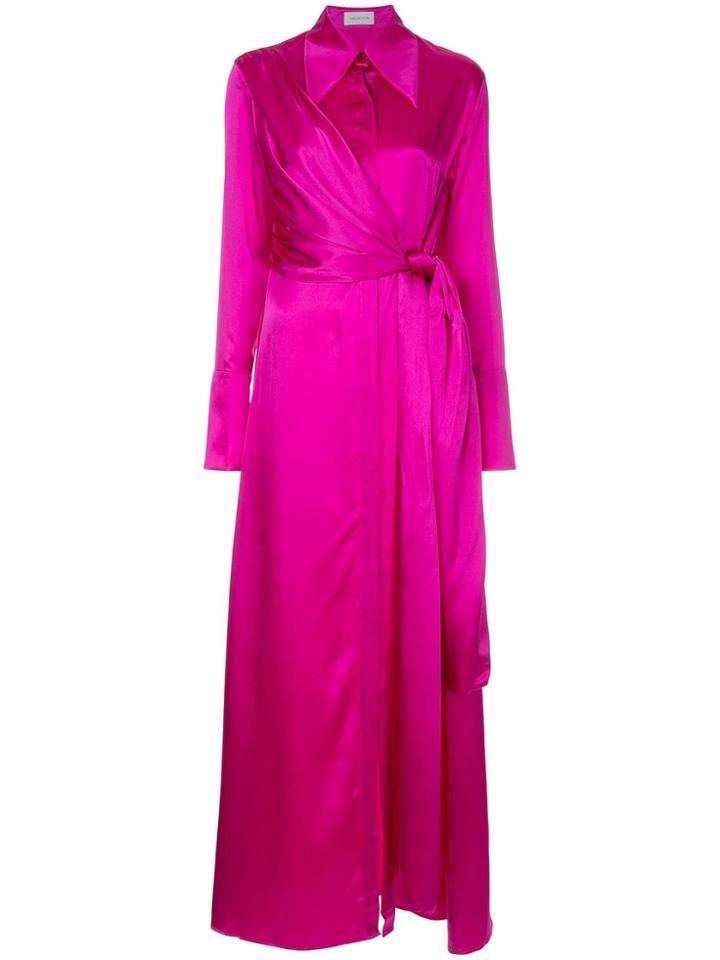 16arlington Side Tie Shirt Dress - Pink