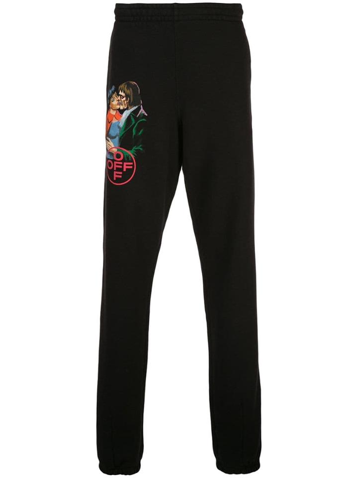 Off-white Relaxed Track Trousers - Black