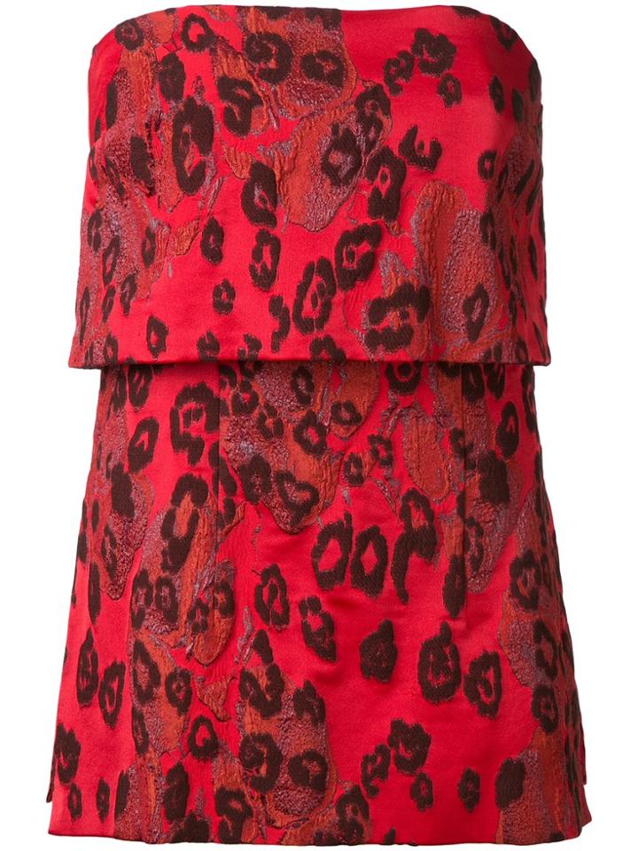 Manning Cartell Amplified Leopard Bustier - Red