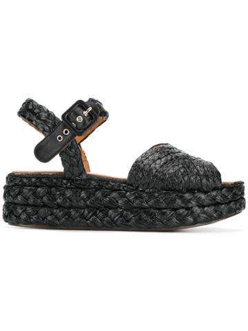 Clergerie Aude Woven Sandals - Black