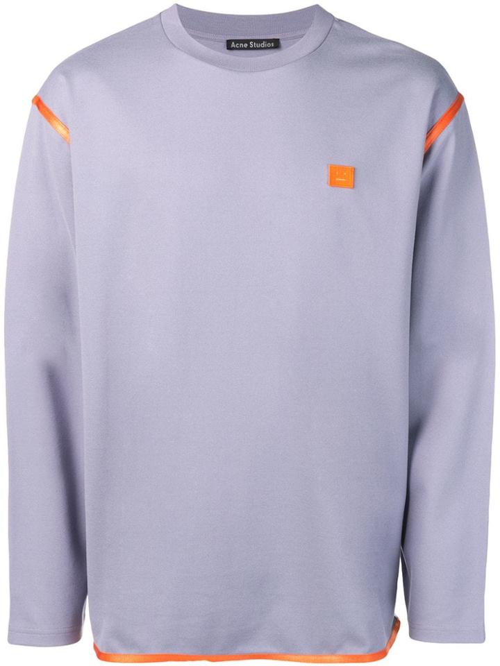 Acne Studios Crewneck Sweater - Purple