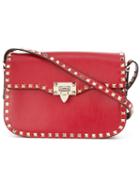 Valentino Valentino Garavani 'rockstud' Shoulder Bag, Women's, Red, Calf Leather