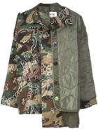 Monse Panelled Oversized-fit Jacket - Green
