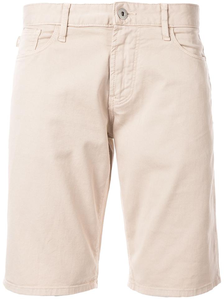 Emporio Armani Classic Tailored Bermudas - Neutrals