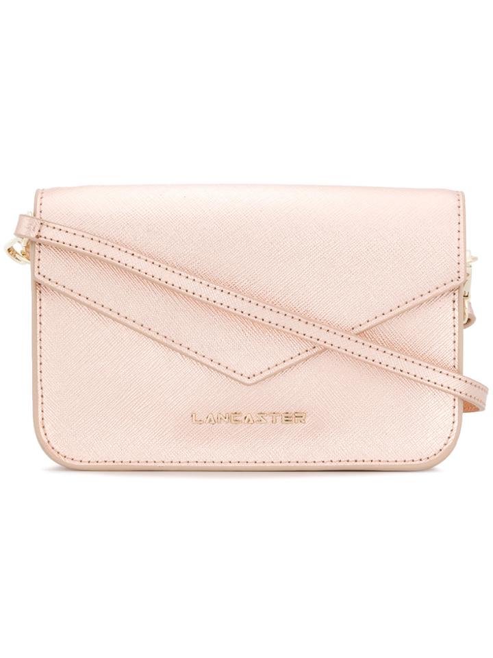 Lancaster Metallic Foldover Crossbody Bag