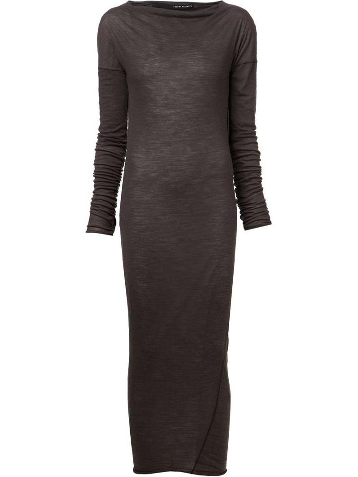 Isabel Benenato Boat Neck Dress