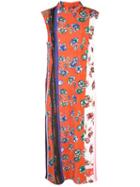 Derek Lam 10 Crosby Belted Sleeveless French Floral Dress With