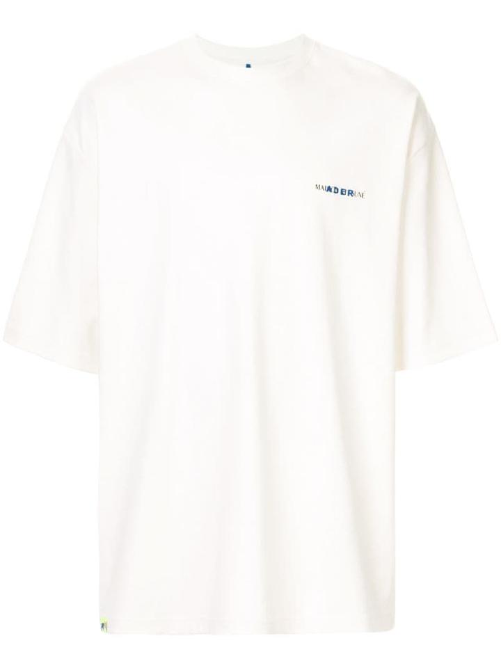 Ader Error Maison Kitsuné X Ader Error Logo Play T-shirt - White