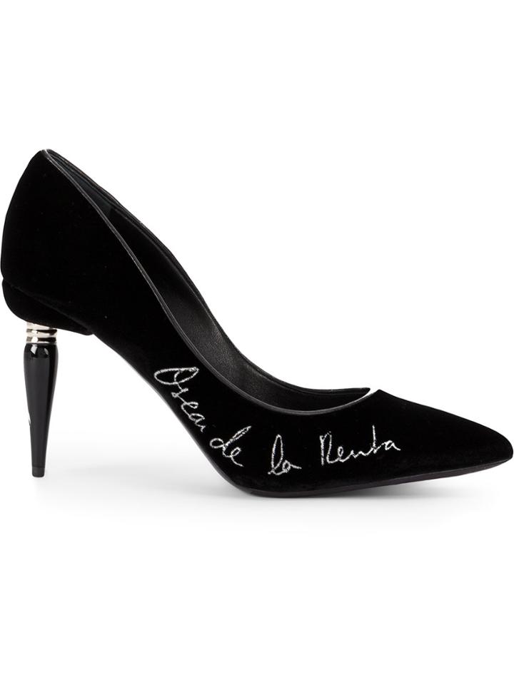 Oscar De La Renta Mariacarla Pumps - Black